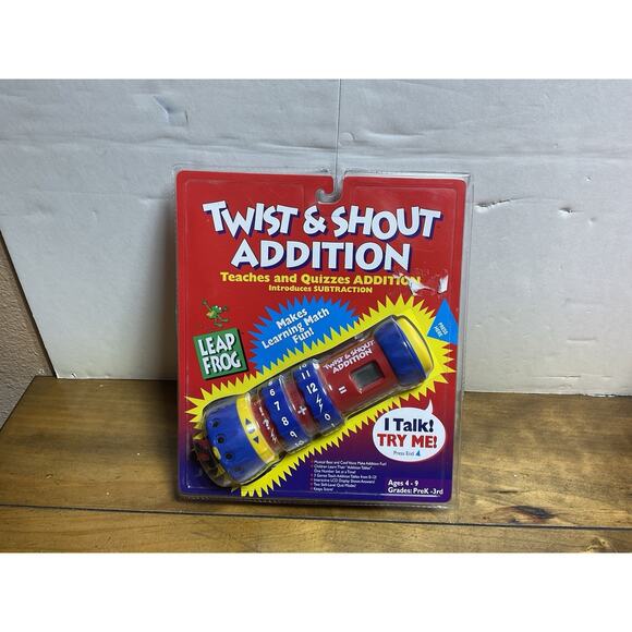 BRAND NEW Leapfrog Twist & Shout Math Addition Electronic Talking Game Sealed! - Picture 1 of 4